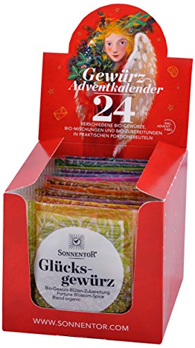 Sonnentor Gewürz-Adventskalender, 1er Pack (1 x 116 g) – Bio