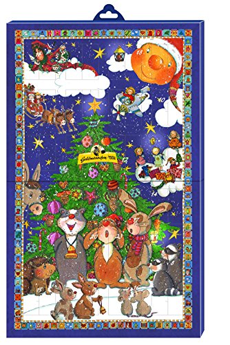 Goldmännchen Adventskalender mit 24 hochwertigen Teesorten