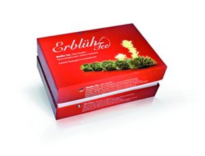 Creano Teeblumen Mix – „ErblühTee“ in edler Geschenkbox zum Probieren | Weißtee (6 verschiedene Sorten Teerosen)