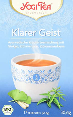 Yogi Tea Klarer Geist Tee Bio, 3 Pack