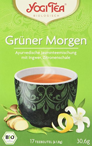 Yogi Tea Grüner Morgen Bio, 3er Pack