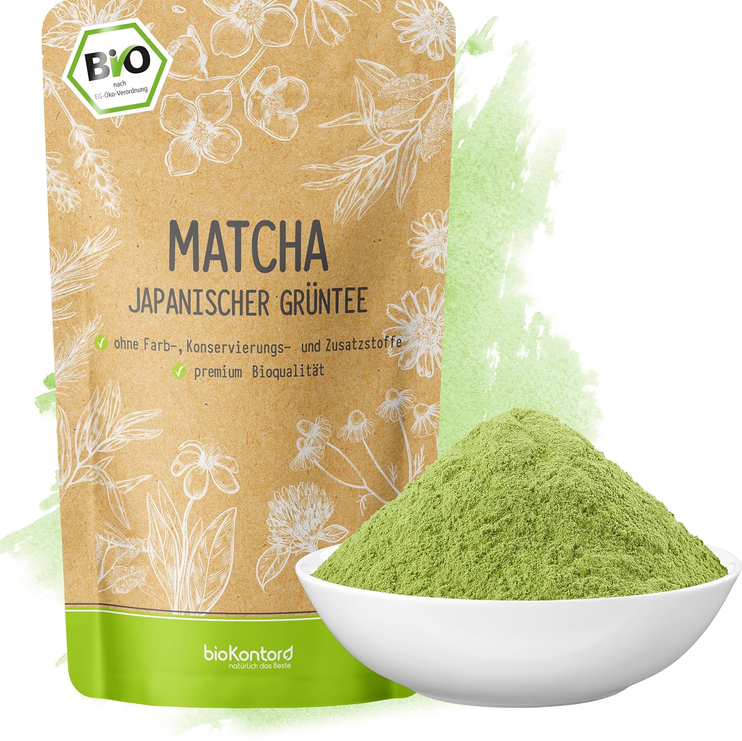 Bio Matcha Pulver 100 g – Japan Matcha Tee, 100% natürlich & ohne Zusätze