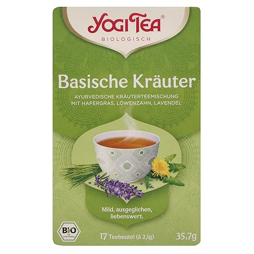 Yogi Tee Basische Kräuter 17 Beutel, (35.7 g)